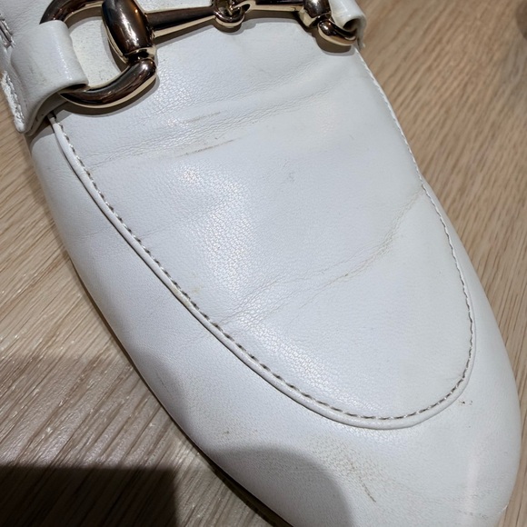 BCBG Women's Zeldi White Leather Fashion Loafers Size 8.5 - Picture 12 of 12